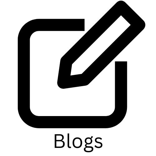 A graphic that says "Blogs"